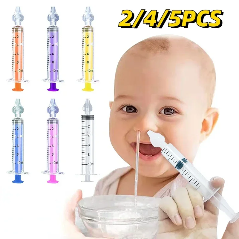 Baby-Nasensauger, professionelle Spritze, Nasendusche, Kinder-Nasenreiniger, Spülgerät, wiederverwendbares Nasenwaschen für Kinder