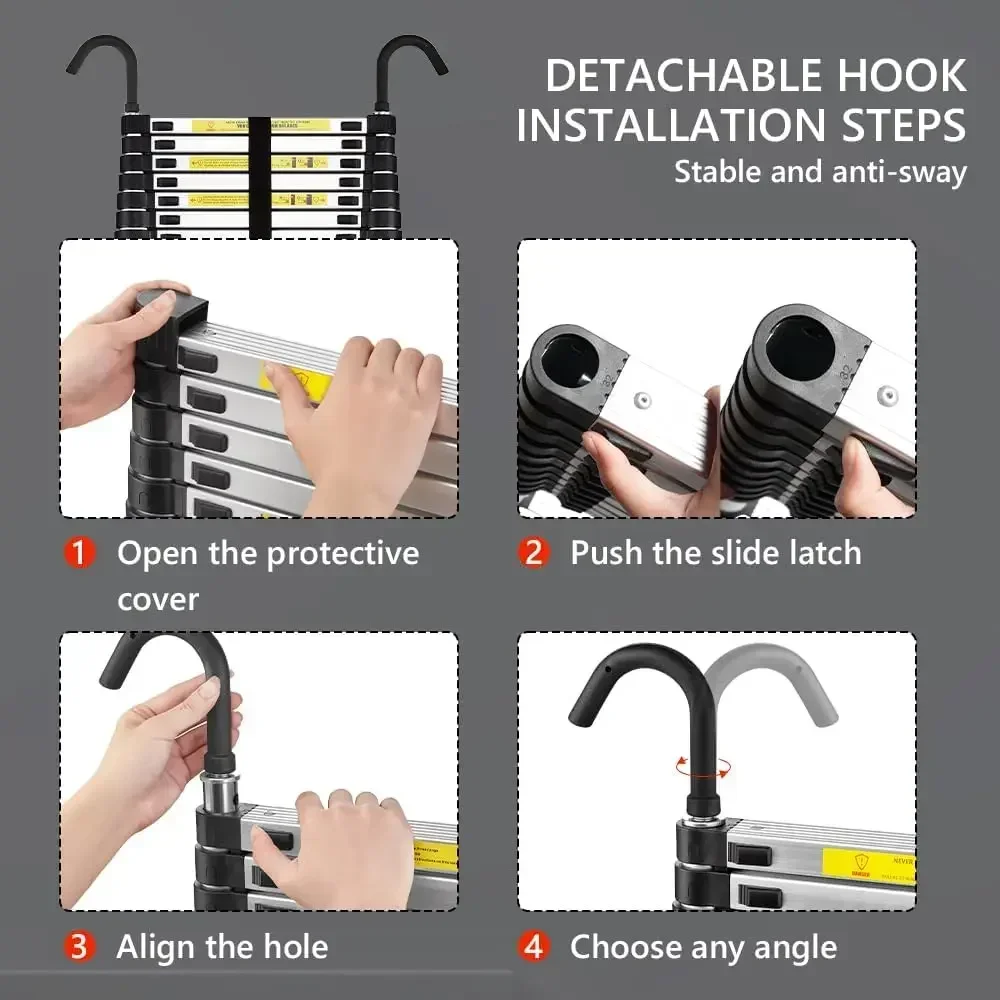 (Envío gratis) Plegable, Reposabrazos Extraíble, Multifunción Portátil Plegable Extensible, Carga Máxima de 150 kg