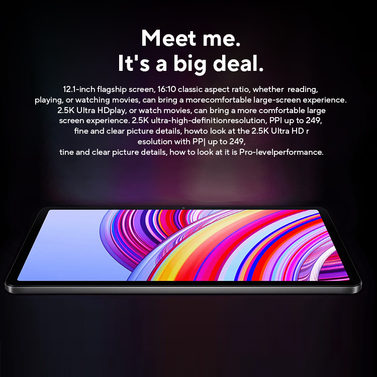 Xiaomi Redmi Pad Pro Tablet WIFI Versión 120Hz" Pantalla 2.5K Snapdragon ® 7S Gen 2 10000mAh Batería 33W Velocidad de carga