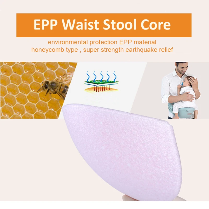 Portabebés de algodón, soporte para bebé, taburete de cintura, portabebés, portabebés, portabebés para bebé, asiento de cadera, bolsa para andadores de bebé, soporte frontal Wra
