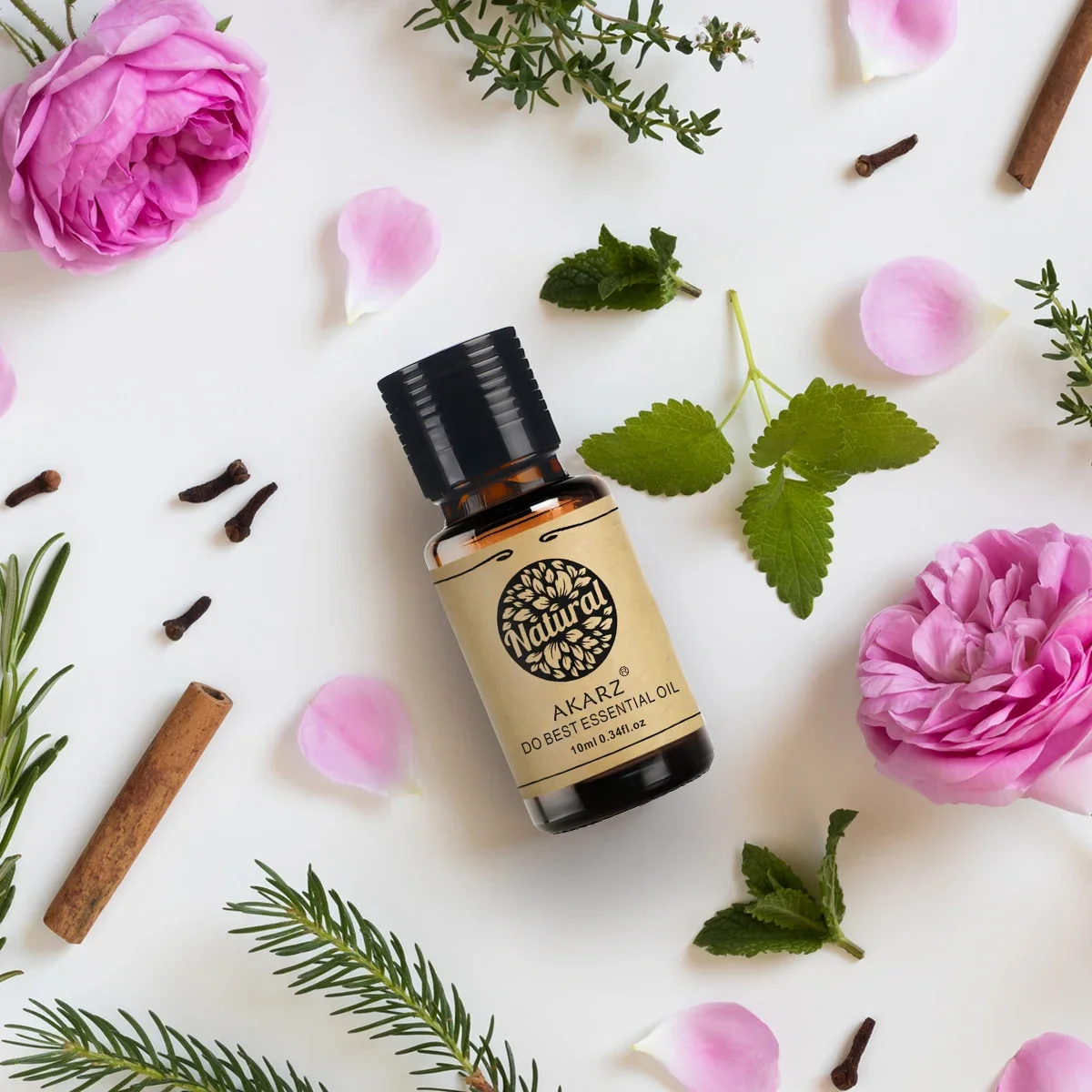AKARZ Clary Sage Tinh Dầu Tự Nhiên Da Hiệu Quả Điều Dưỡng Tóc Kiểm Soát Cân Bằng Clary Sage Dầu