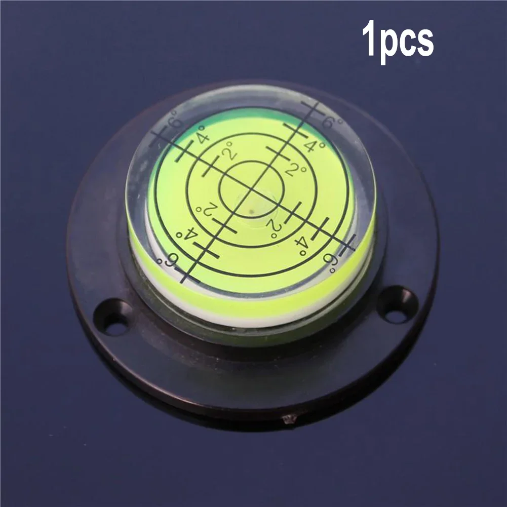 1pcs 50 X 12mm Round Horizontal Bubble Level High Precision Bubble Level Bulls Eye Horizontal Spirit Level For Desktop Wooden