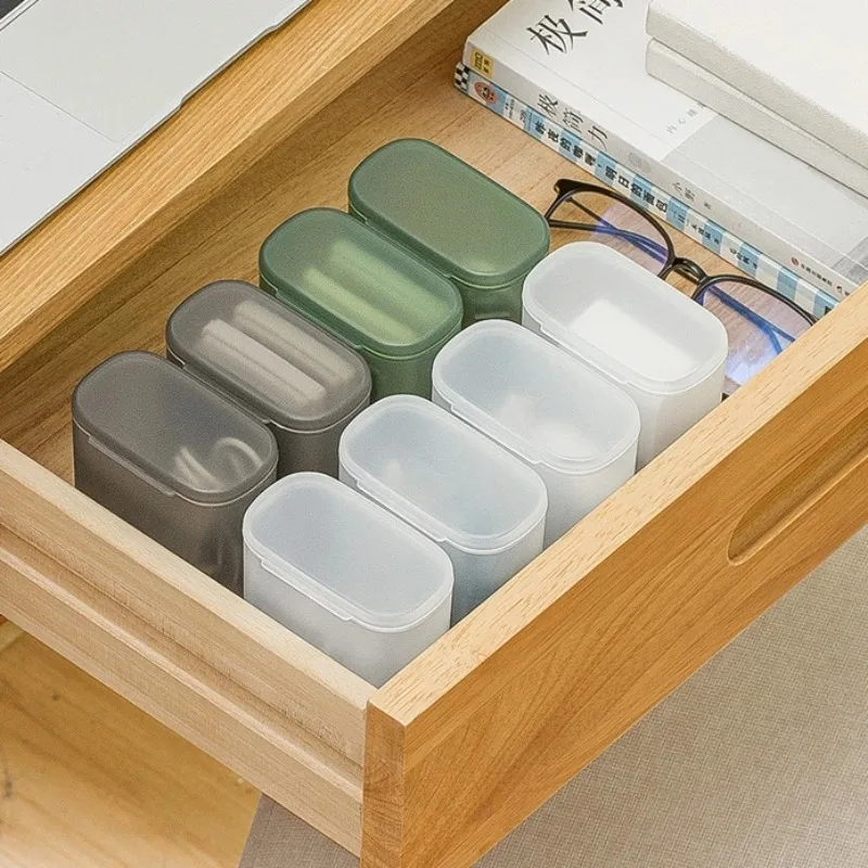 Desktop-Datenkabel-Aufbewahrungsbox, staubdicht, mit Abdeckung, Handy-Ladegerät, transparente Kabel-Draht-Behälter-Box im Büro und Zuhause