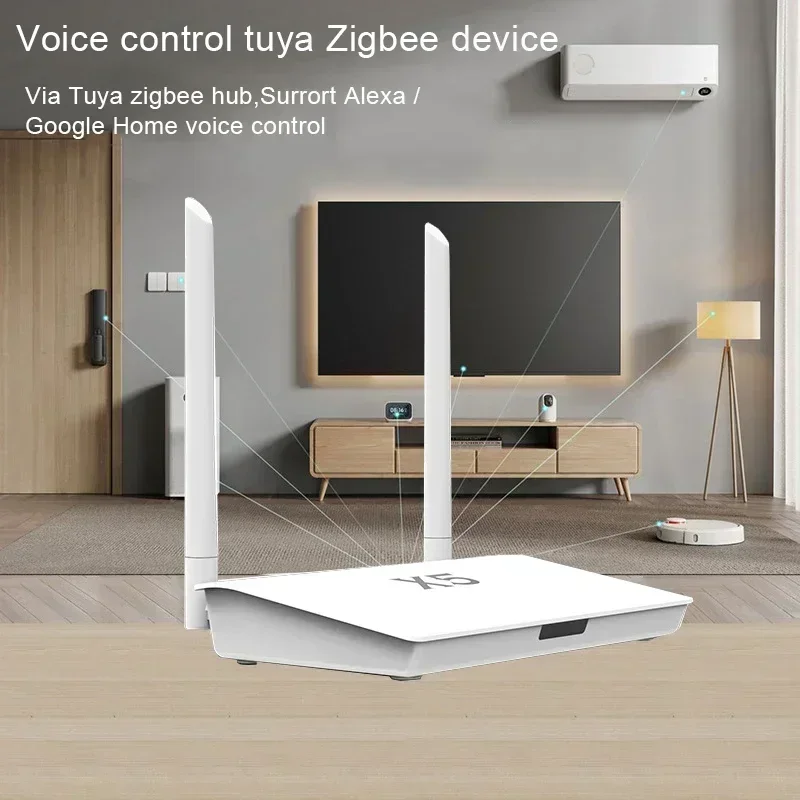 X5 Zigbee 3,0 Hub Bluetooth con enchufe de Cable de red conexión con cable Control de vida inteligente Tuya Zigbee Gateway