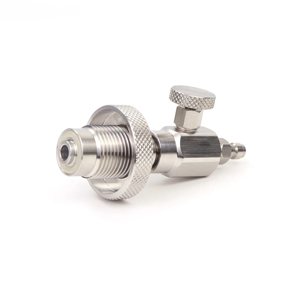 Diving Scuba Din300 Filling Station 5/8BSP Connector Big Bottle To Small Bottle Charging Adapter With Quick Plug