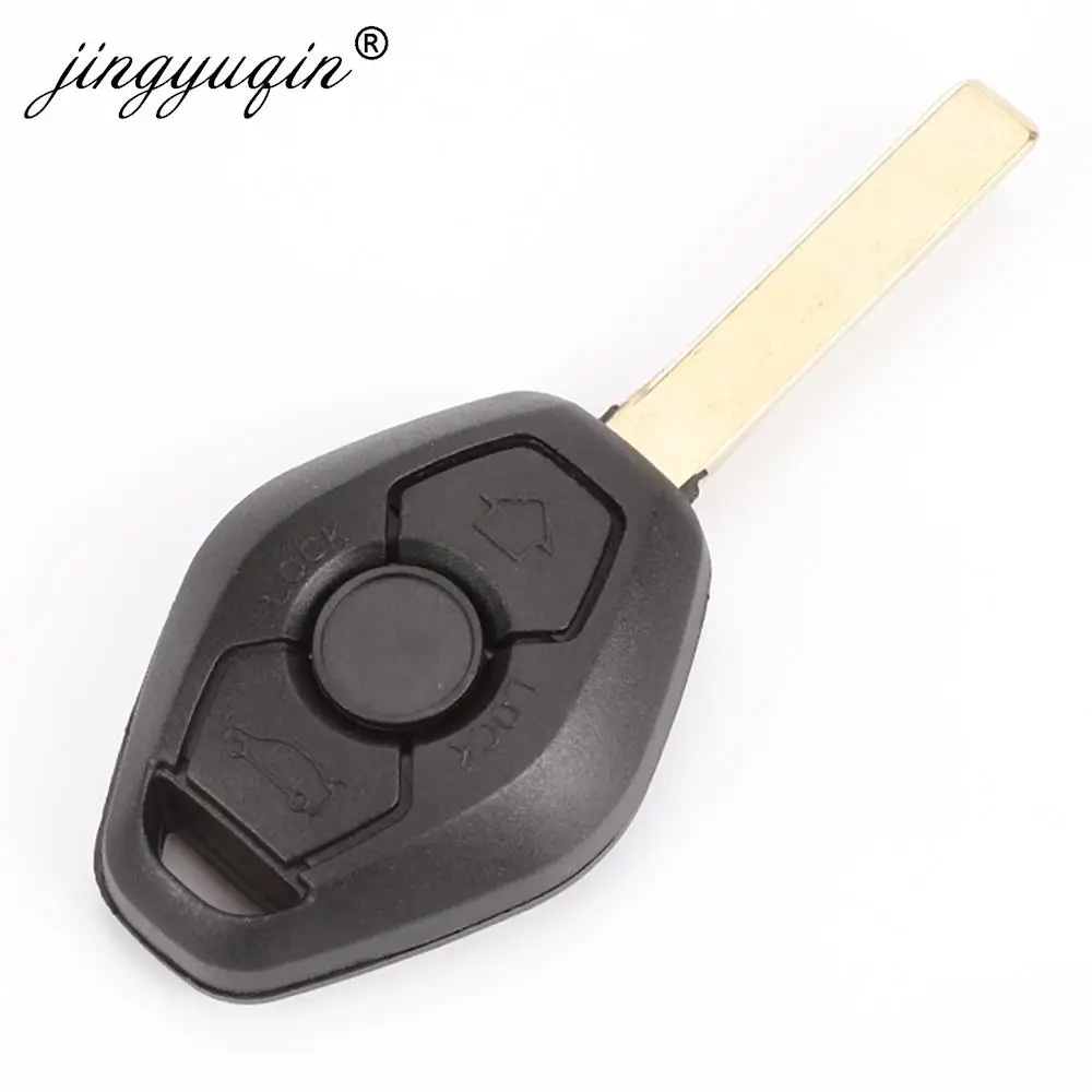jingyuqin EWS Sytem Car Remote Key for BMW E38 E39 E46 X3 X5 Z3 Z4 1/3/5/7 Series 315/433MHz ID44 Chip Keyless Entry Transmitter