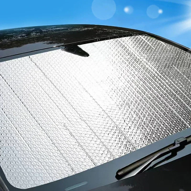 1 pedaço de guarda-sol para carro com isolamento térmico e proteção solar. Pára-brisa dianteiro do carro com ventosa Amagi