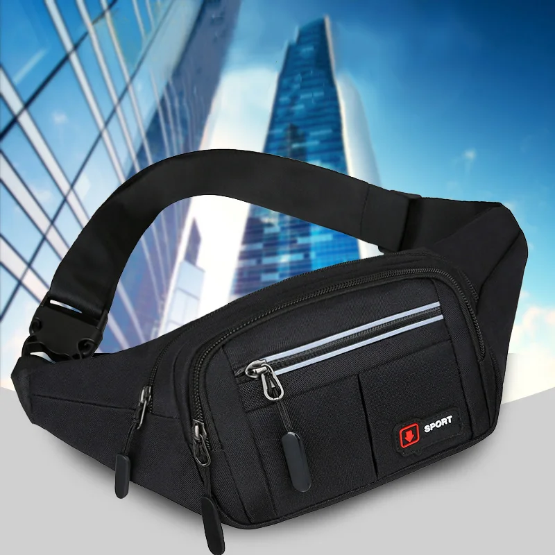 Multifunktions-Hüfttasche, Geldbörse, lässig, große Handy-Gürteltasche, für Männer und Frauen, große Kapazität, verschleißfeste Business-Brusttasche