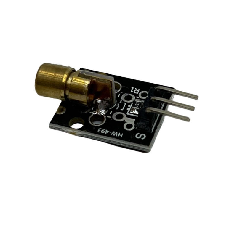1-50 PCS KY-008 650nm Laser Sensor Module 6mm 5V 5mW Red Dot Diode Copper Head for Arduino Transmitter Module