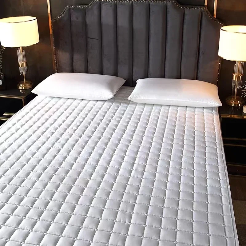 Colchón de algodón antibacteriano, estera antideslizante, colchón fino de Hotel, almohadilla protectora, cama de dormitorio de estudiantes, acolchado de algodón, transpirable