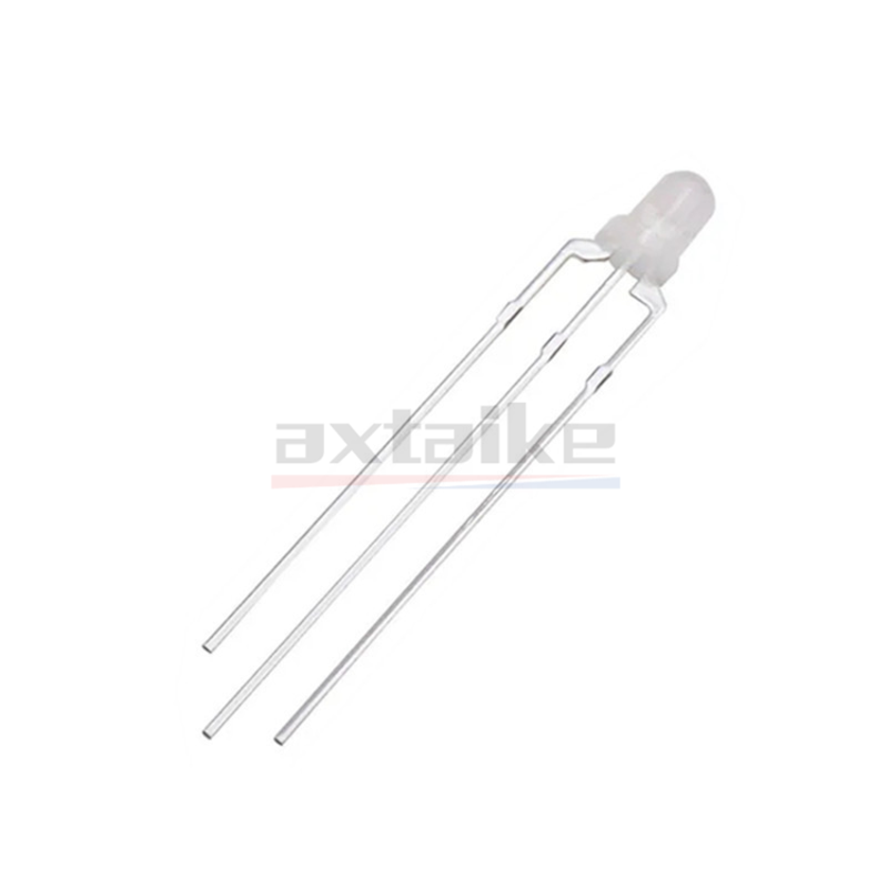 50PCS 3mm 5mm Bicolor Lamp Red Green Blue Common Anode / Cathode 3Pin Diffused Foggy Type Highlight LED Emitting Diode DIY KIT