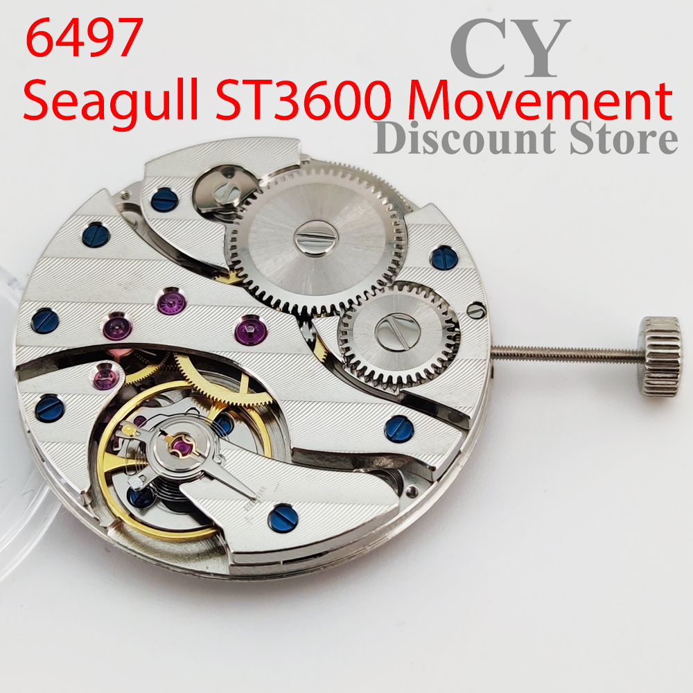 Seagull ST3600 機械式ムーブメント高精度 17 宝石交換 ETA 6497 ムーブメントメンズ腕時計腕時計メンズ
