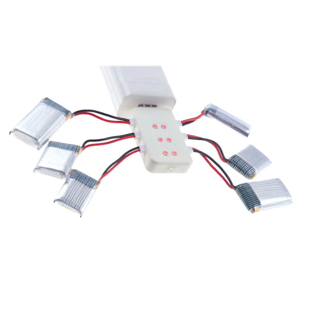 3.7V 550mAh 35C Lipo Battery and Battery charger for X4 H107 H31 KY101 E33C E33 U816A V252 H6C RC Quadcopter Drone Spare Part