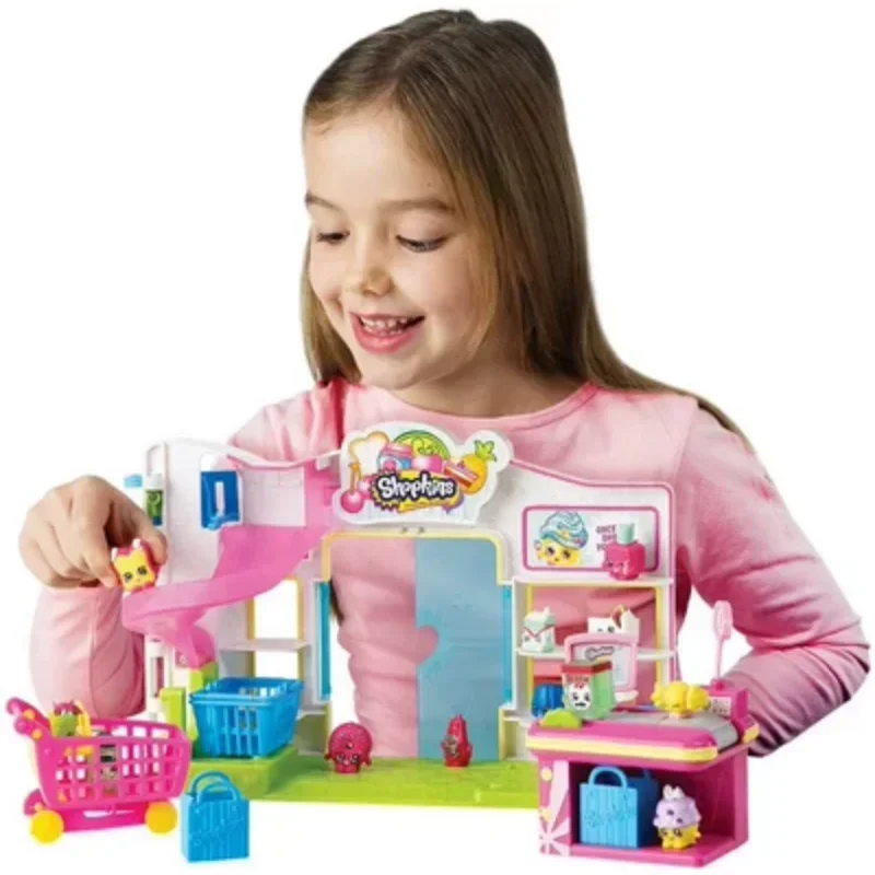 スーパーマーケットのショッピングエルフ,ドールハウス,ミニチュア,女の子,子供の誕生日プレゼント,スーパーマーケット,キッチンシーン,ショッピングシーズン,ブラインドボックス,1, 2, 3