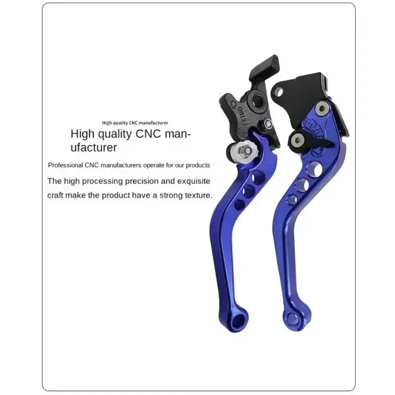 オートバイクラッチドラムブレーキレバー,調整可能なハンドルバーセット,オートバイの改造,CNC,改造部品