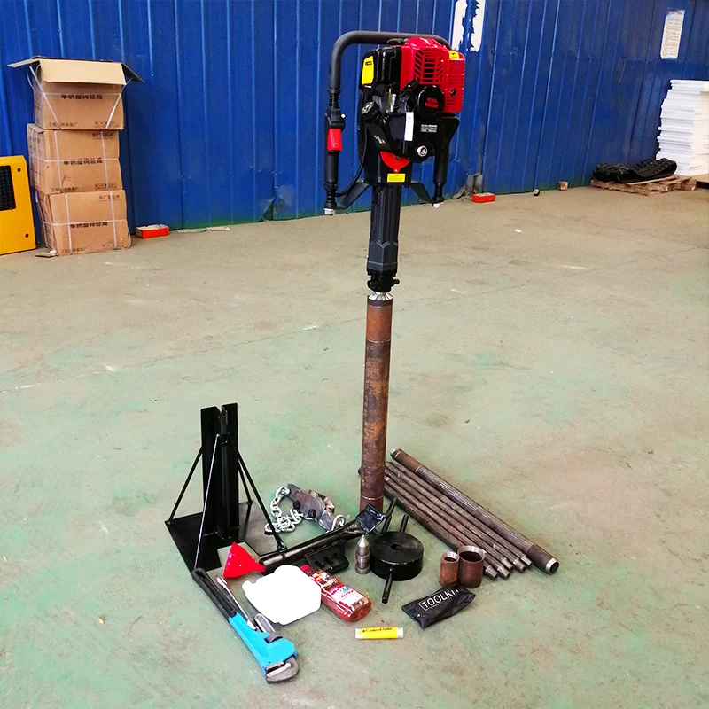 Customized Portable gasoline core sampling drilling machine for Geophysical and geochemical exploration