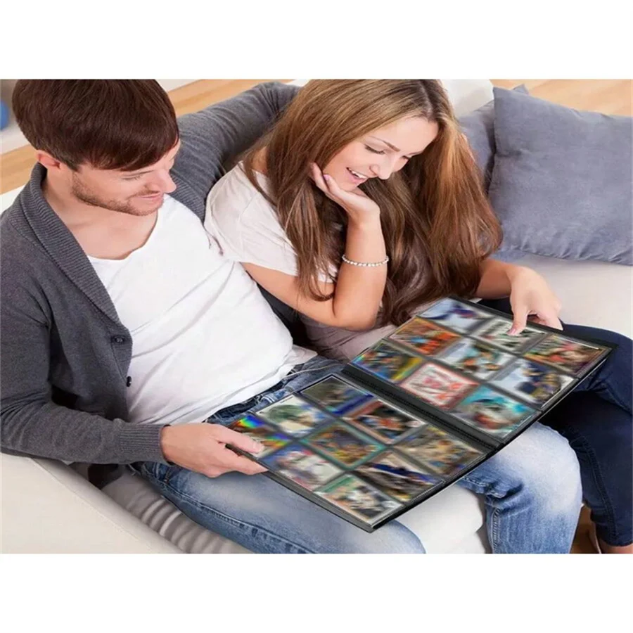 Trading Card Binder 9 กระเป๋าหน้า,20 แผ่น 360 การ์ดเกม Binders หนังสือสําหรับฟุตบอลบาสเกตบอลการ์ด, กีฬาและการ์ดเกม