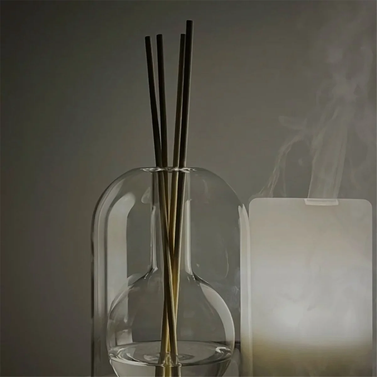 BABQ Storage Containers Diffuser Bottles Aromatherapy Diffuser Bottle Modern Diffuser Glass Bottle Essential Oil Organizers,A