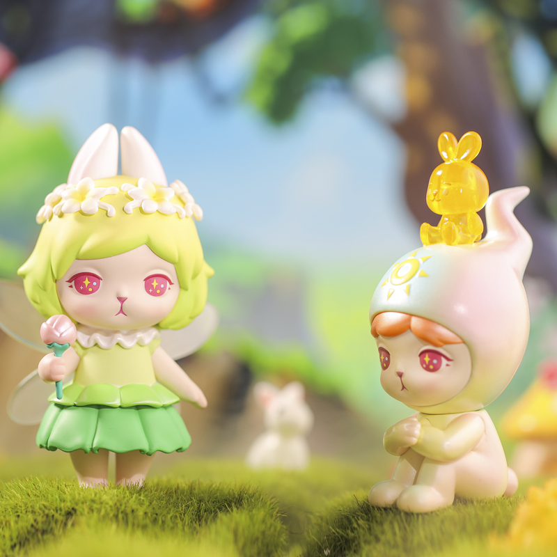 Kotak mainan acak buta seri ajaib kelinci POP MART mainan Action Figure Anime lucu Caixa Caja kotak kejutan boneka hadiah anak perempuan