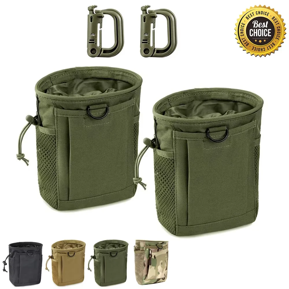 Molle Dump Pouch, Jagdmagazin-Erholungstasche, Kordelzug, Munitionstasche, Gürtel, Taille, Gürteltasche, verstellbare Holstertasche