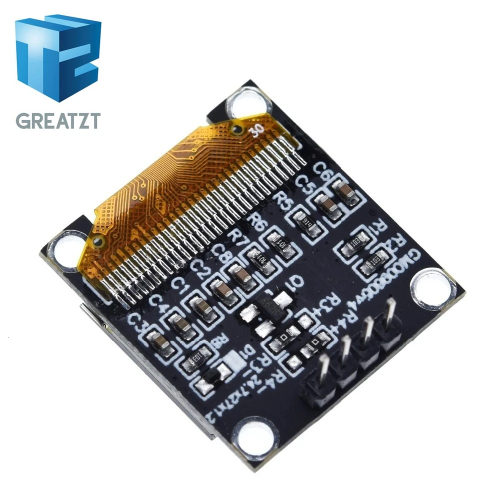 Módulo de pantalla OLED IIC SPI Serial de 0,96 pulgadas, 7/4 pines, blanco/azul/amarillo, azul/amarillo, SSD1306, placa de pantalla LCD 12864 para Arduino