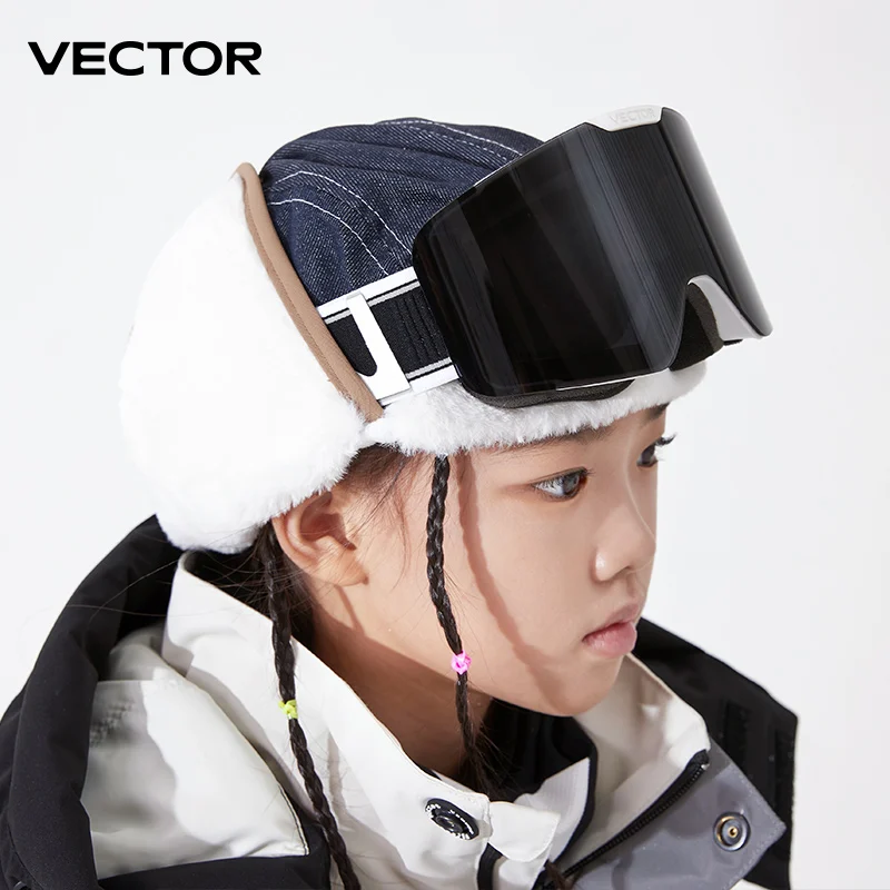 Бренд VECTOR, лыжные очки, детские очки для сноуборда, очки для катания на лыжах, защита UV400, лыжные очки для катания на лыжах, противотуманная лыжная маска