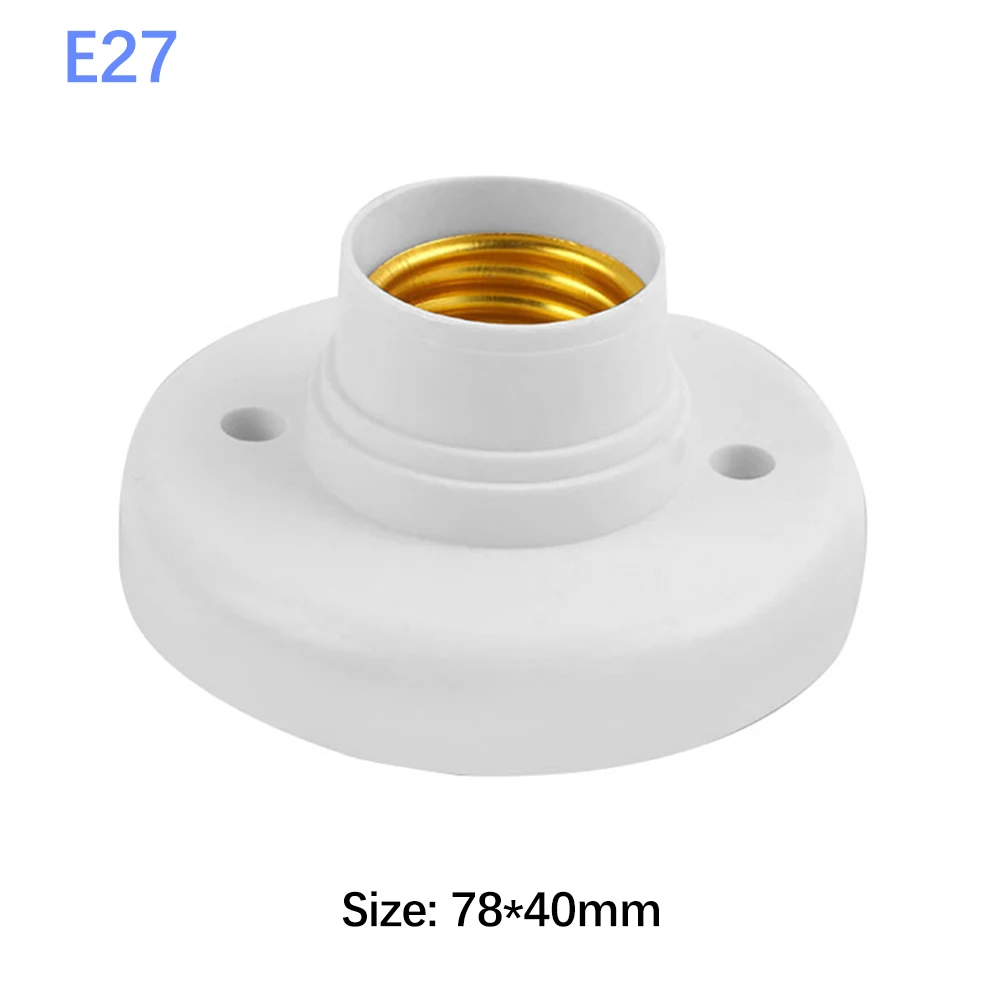 10-40PCS E27 Smart LED Lichtschakelaar Lichthouder Gang Lampvoet Verlichting Thuis Gang Trap Ronde Gloeilamp socket