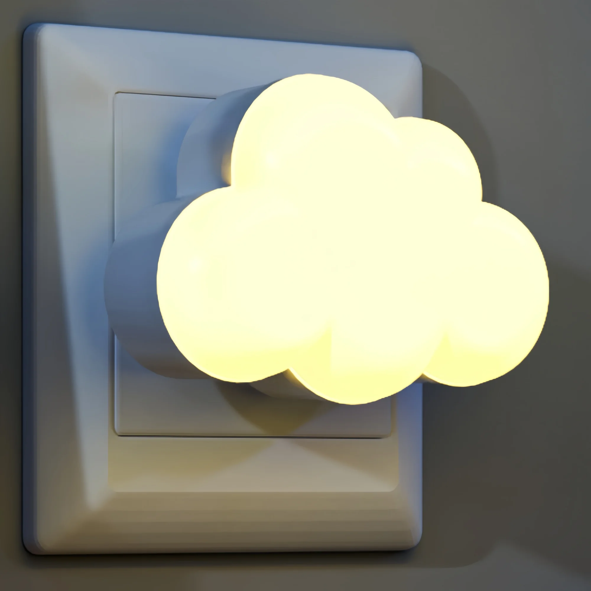 Luces nocturnas con Sensor de luz LED, luces nocturnas con forma de nube de encendido/apagado automático para niños, dormitorio, escalera, pasillo, lámparas de noche para cabecera de cama