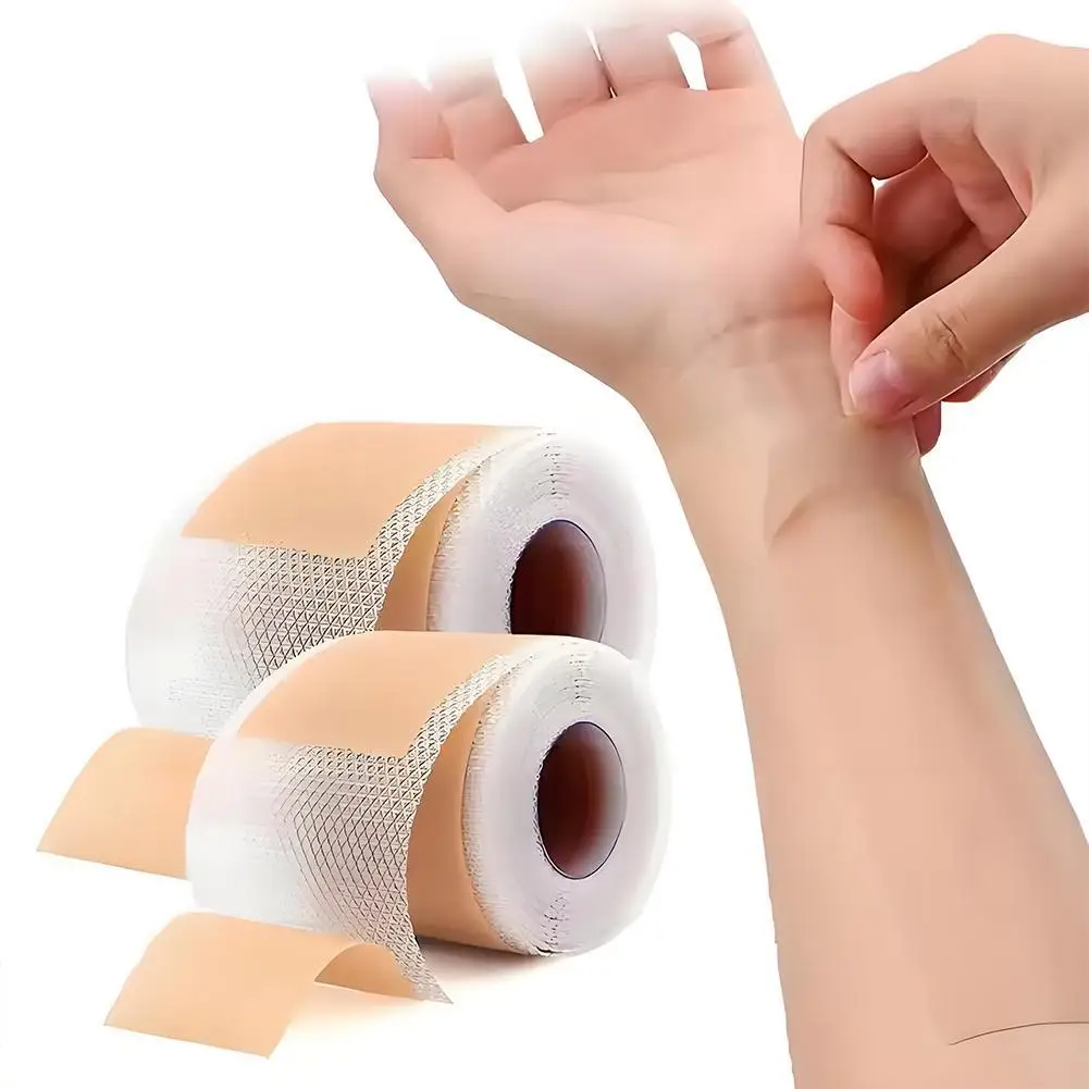 Parche de silicona para cicatrices, hojas de reparación de la piel, cinta autoadhesiva para estrías, parche terapéutico para quemar cicatrices de acné, cuidado de la piel, 4x150cm ﻿