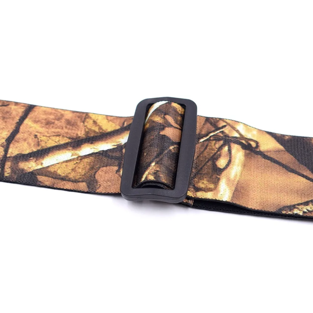 Heavy Duty Camouflage Suspenders for Men Work Outdoor Hunting 5cm/2inch X-back 4 Strong Clips Adjustable Elastic Trouser Braces