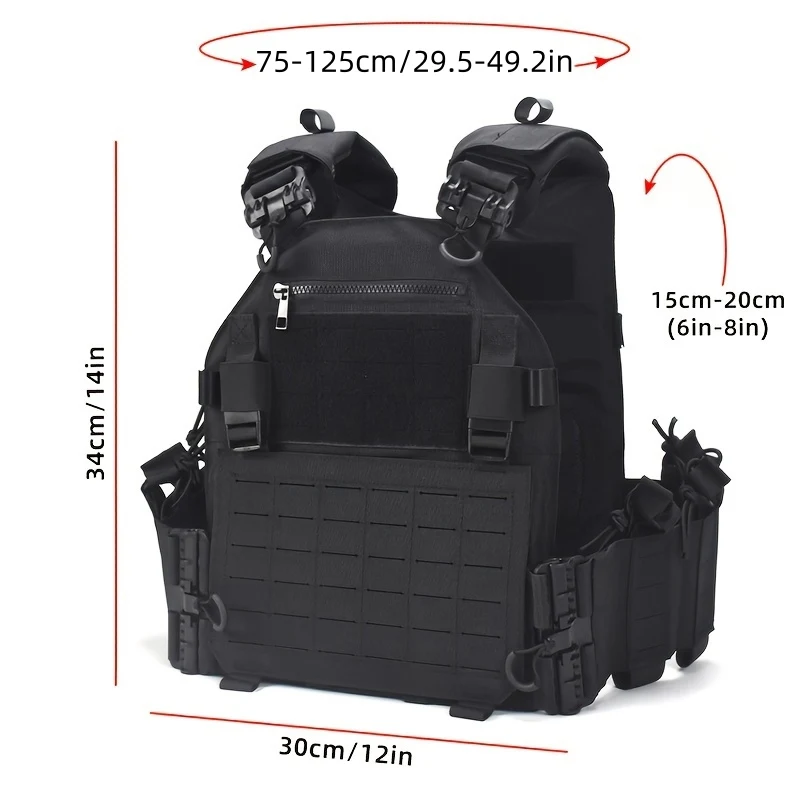 Quick Release Taktische Weste Jagd Männer Platte Träger Brust Rig Kampf Rüstung Westen Outdoor CS Training Airsoft Weste