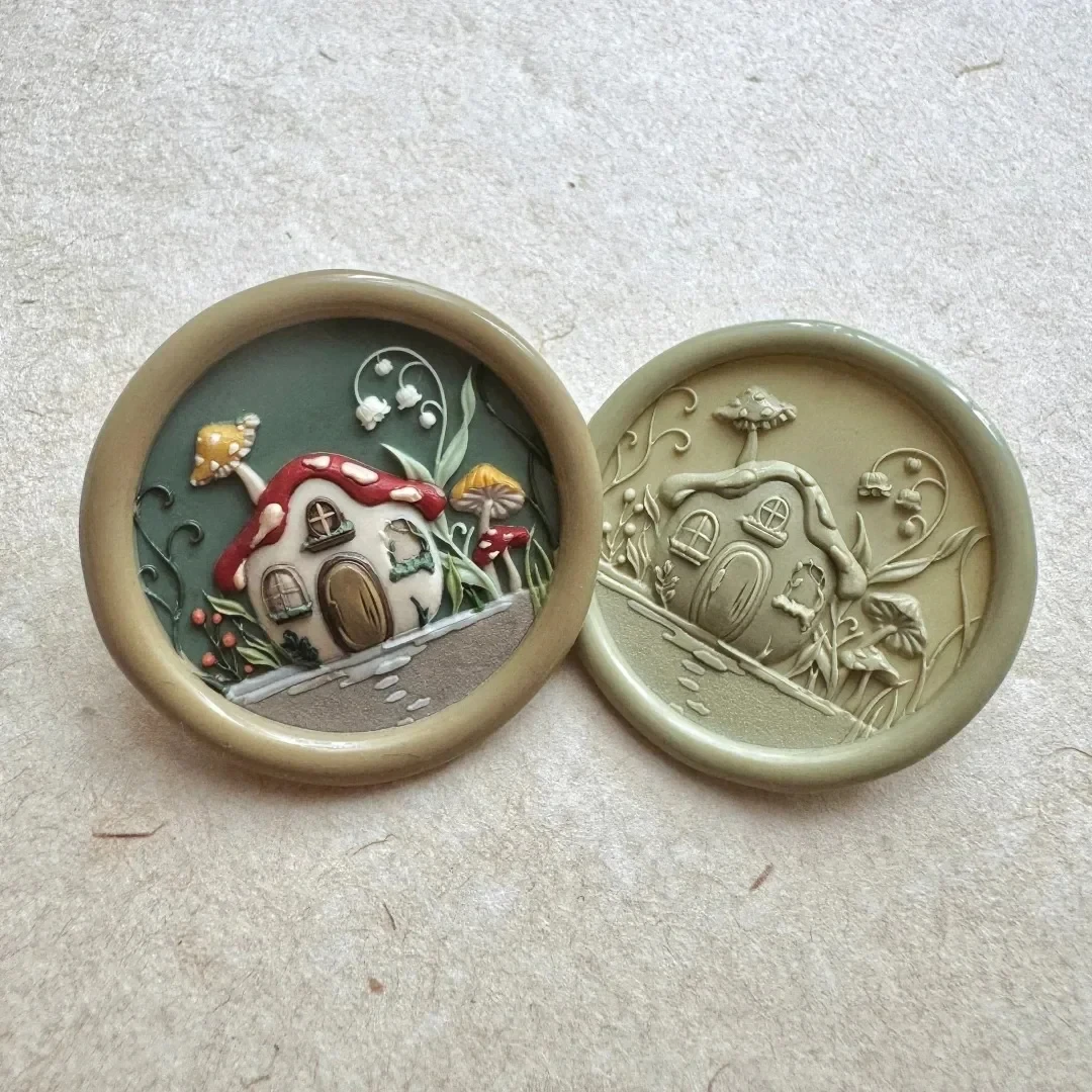 Lacquer Seal Seal Head Animal Multi-Layer Fine Carved Special Relief Copper Head Invitation Envelope Seal Handmade Diy Stamp Toy