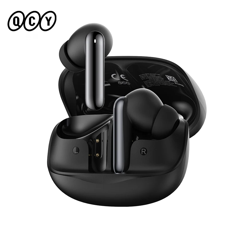 QCY Melobuds N50 ANC Bluetooth 5.4 bezprzewodowe słuchawki aktywna redukcja szumów 6 mikrofony wyraźne połączenie słuchawki douszne połączenie wielopunktowe