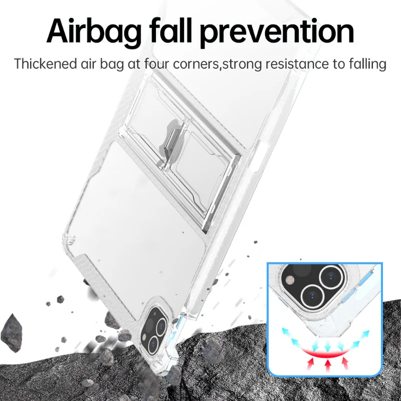 Funda transparente para iPad 2022 Pro 11 10. a generación 10,9 Air 5 4 10,2 7/9th 2021 Mini 6 10,5 2018 9,7 5th 6th 12 9
