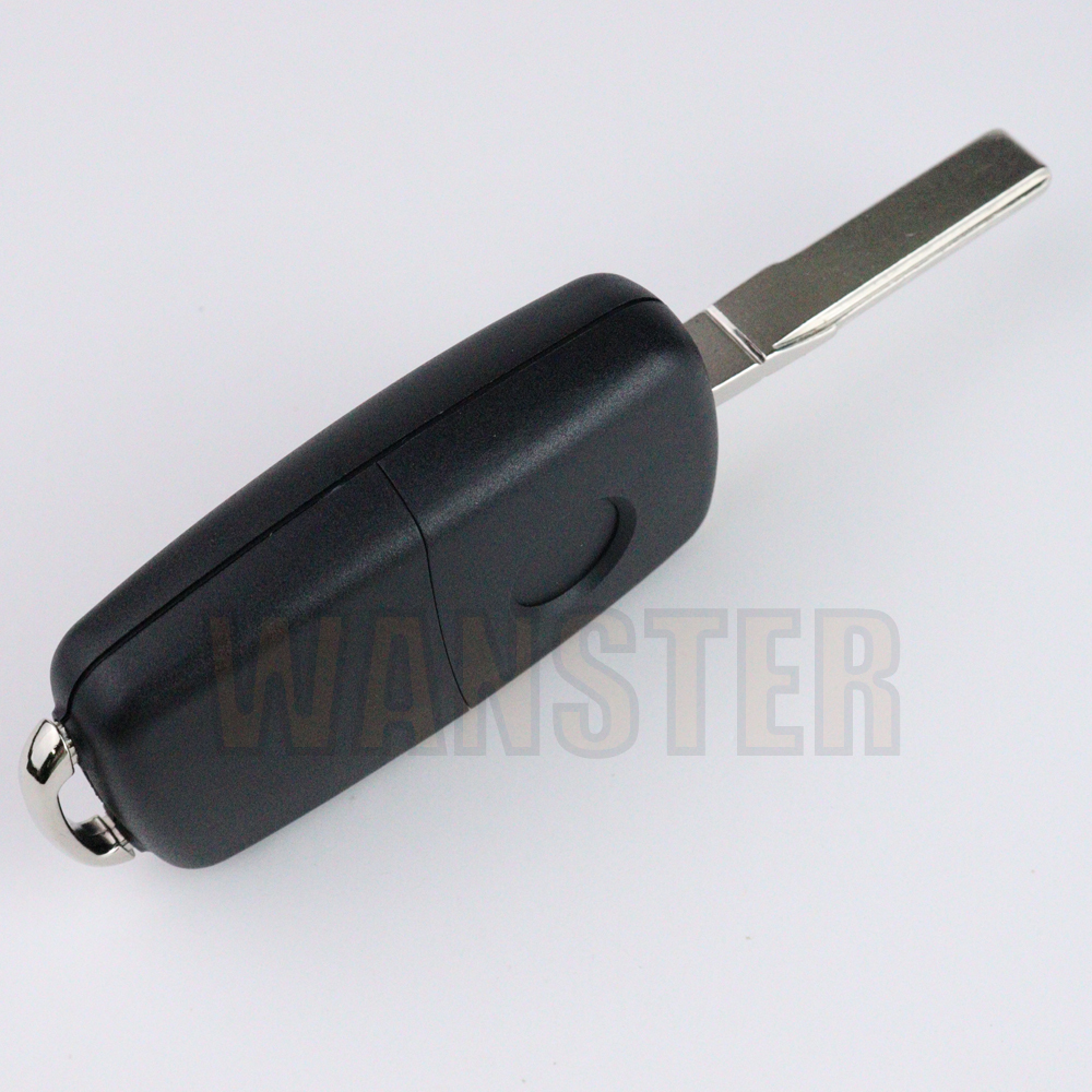 車のキーフォブケースシェルハウジング VW フォルクスワーゲン ティグアン ゴルフ トゥアレグ サジタル アマロック クラフター ポロ シュコダ MK6 パサート C ジェッタ ビートル用