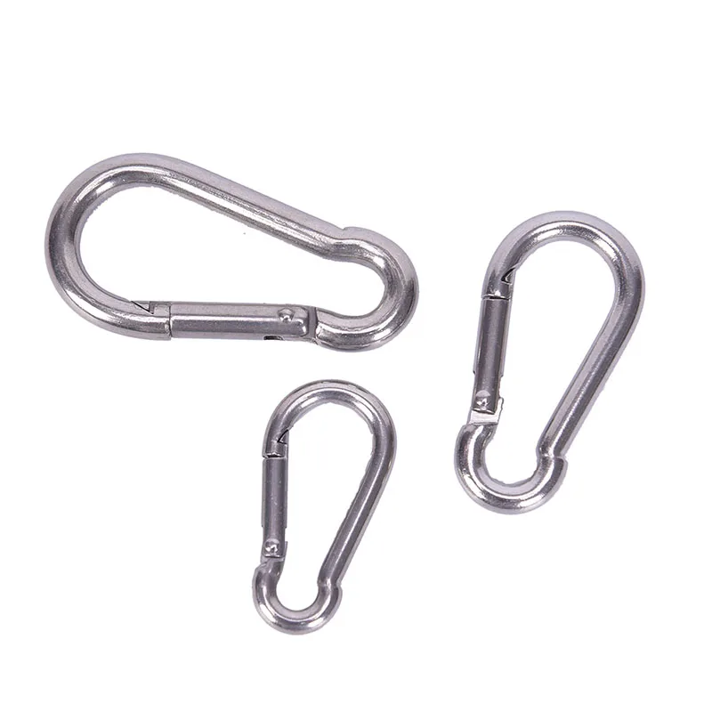 Thép Không Gỉ 304 M4 M5 M6 M7 M8 Đa Năng Xuân Ốp Móc Đa Năng Nhanh Chóng Liên Kết Vòng Khóa Móc