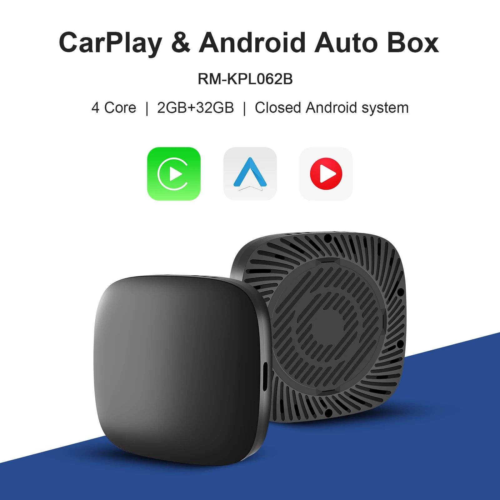 Ezonetronics Android 13 CarPlay Ai Box inalámbrico Android Auto Smart TV Box sistema inteligente para coche compatible con actualización YouTube FOTA