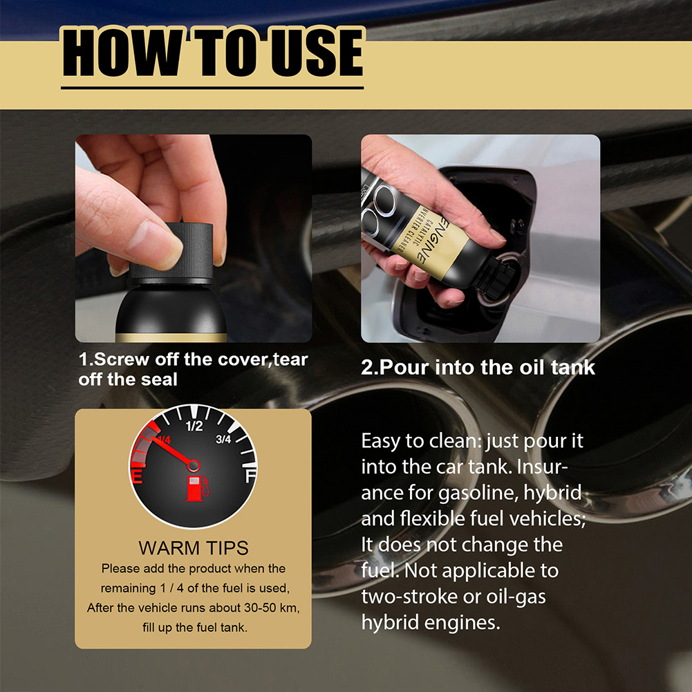 30ml Engine Catalytic Converter Cleaner Deep Cleaning Multipurpose Cleaner Engine CSV Clean Accelerators Catalysts Easy Cleaner