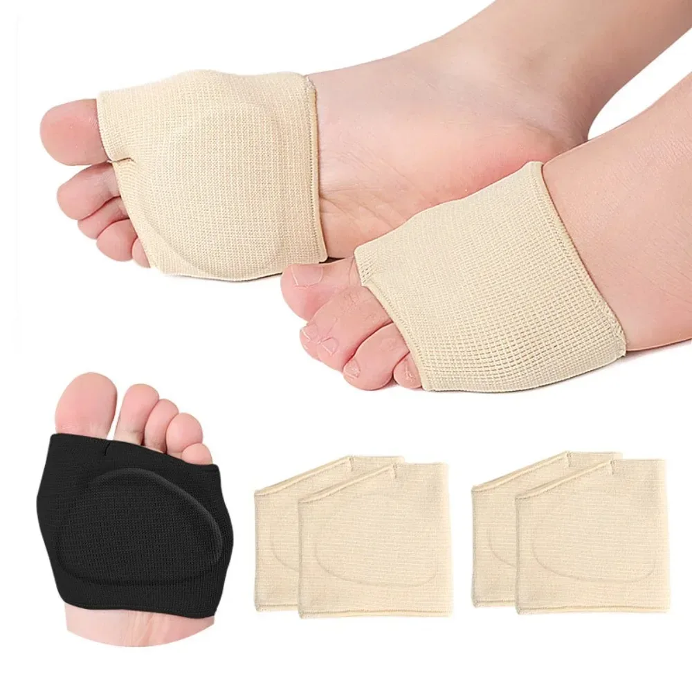 Cuscinetti metatarsali per donne e uomini Cuscinetto per l'avampiede per la palla del piede Solette per alleviare il dolore Mezza calza Supporto Cuscino per il piede in gel morbido