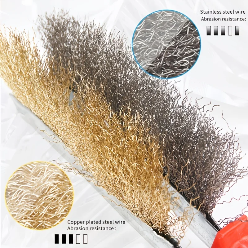 Brosse acusallique en acier/ rouleau antirouille, bruises de nettoyage de Barbecue, adaptée au nettoyage des Barbecue