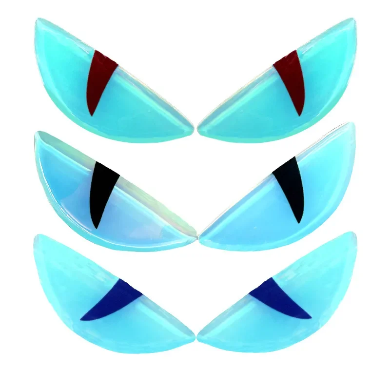 3D Devil's Eye Luminous Stickers, Motorcycle Helmets Sticker, Night Light Decor,Car Reflective Stickers, Stickers for KTM, Honda