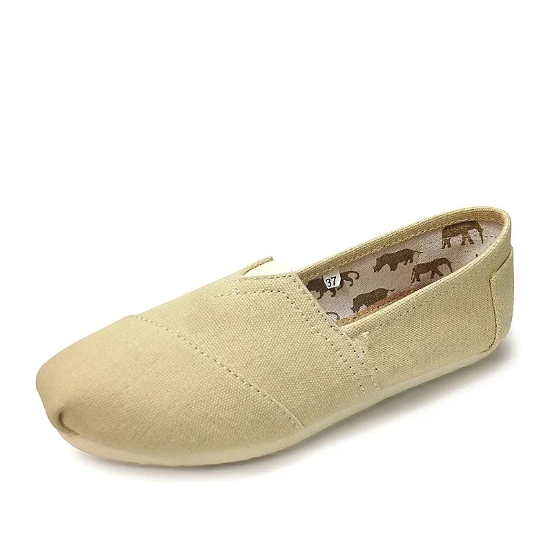 Mocasines azules de verano 2024, zapatos planos clásicos de lona para mujer, zapatos informales cómodos y transpirables para hombre, alpargatas sin cordones
