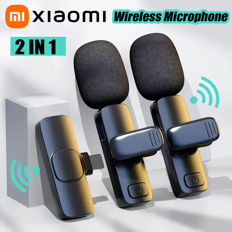 Xiaomi K9 Bluetooth 2,4G micrófono inalámbrico grabación de Audio y vídeo portátil para Iphone Android micrófono de teléfono para juegos en vivo al aire libre