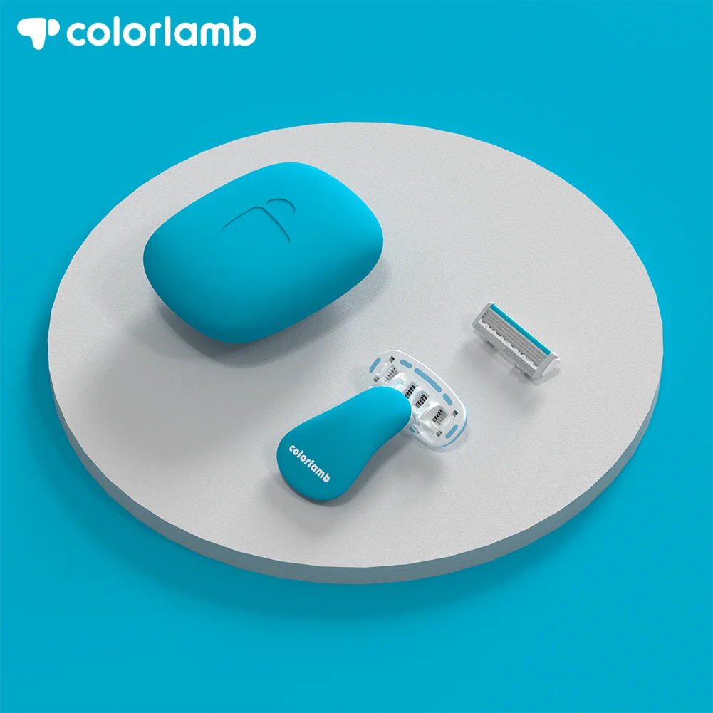 Colorlamb Di Động Nữ Dao Cạo Cho Du Lịch Mặt Chân Bikini Liền Thân Tóc Cạo Râu Với Lưới Bảo Vệ Lưỡi Dao Nữ Hướng Dẫn Sử Dụng Bộ Máy Cạo Râu