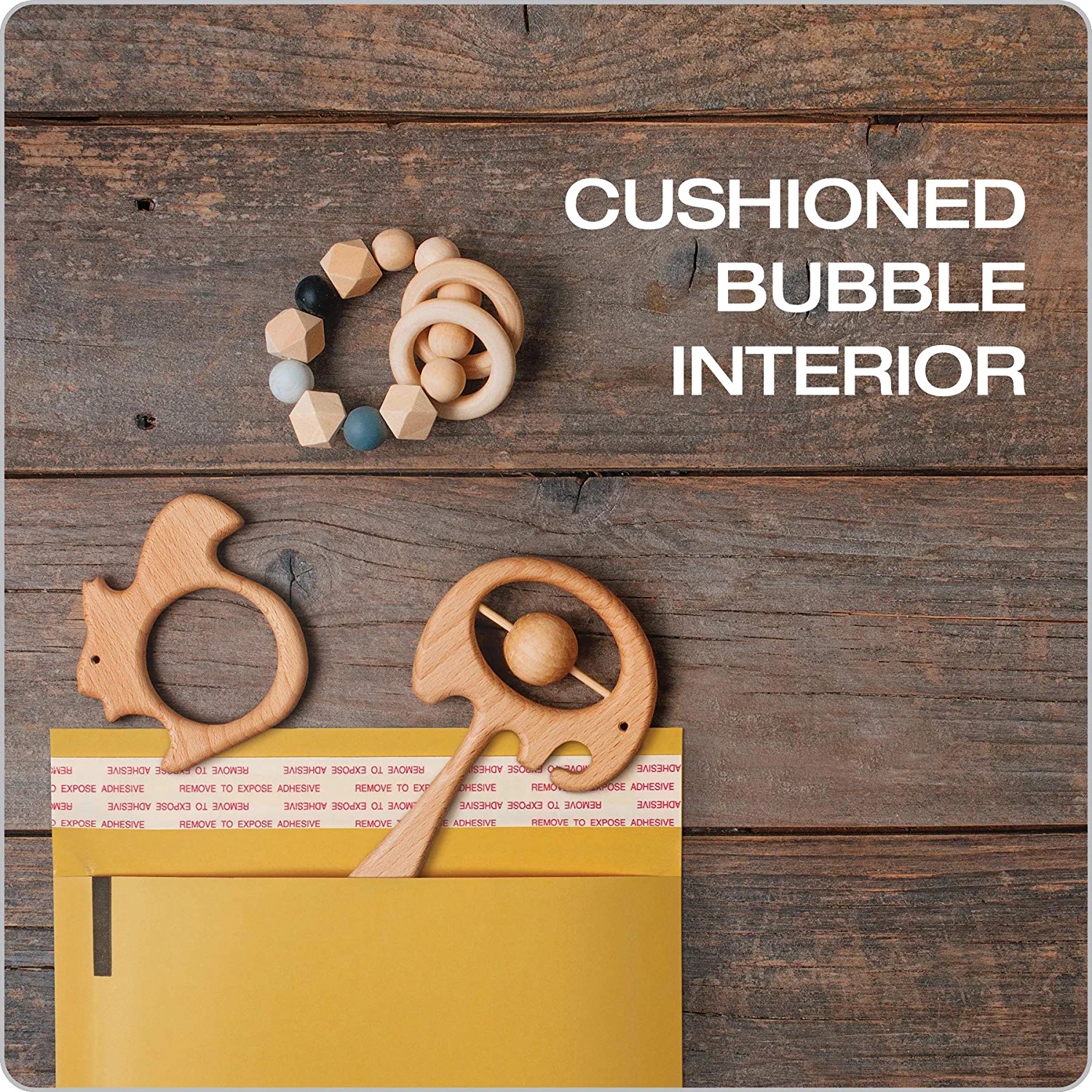 100Pcs กระดาษคราฟท์ฟองซองเบาะ Mailers การจัดส่งซองจดหมาย Self Seal การจัดส่งบรรจุภัณฑ์ Courier กระเป๋า