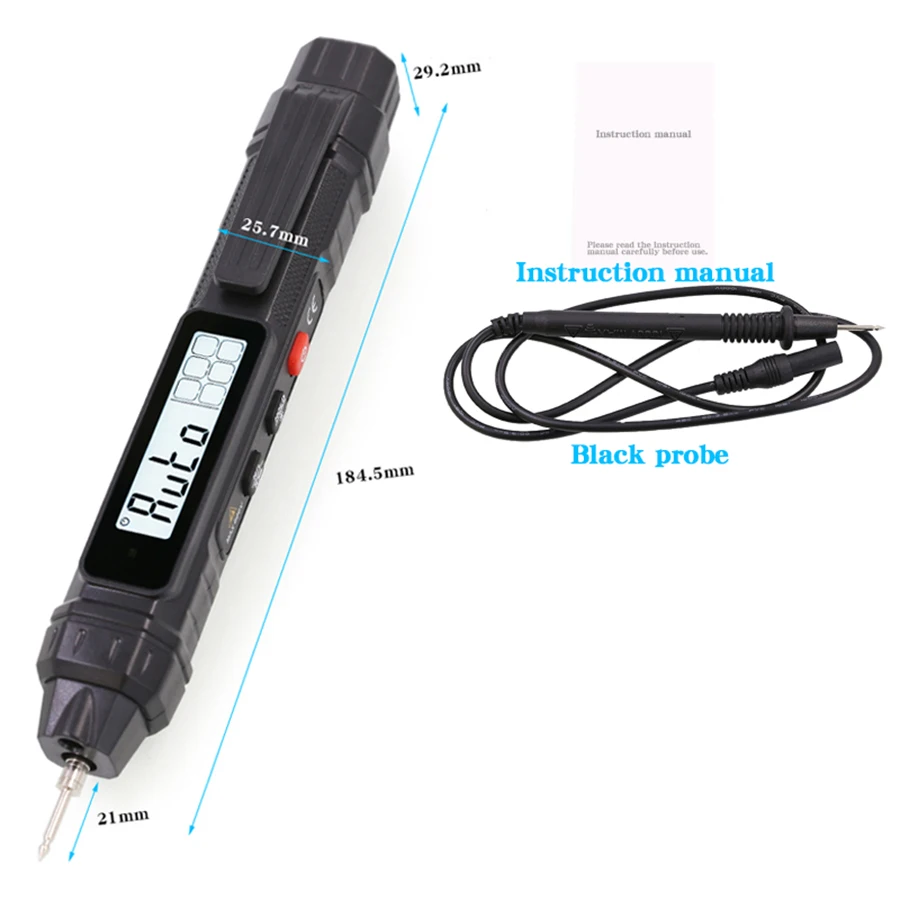 Hytais เครื่องทดสอบแรงดันไฟฟ้ามัลติมิเตอร์, TS-20A ตรวจจับการแตกหักของสายไฟแบบดิจิตอลแบบเหนี่ยวนำพิเศษ