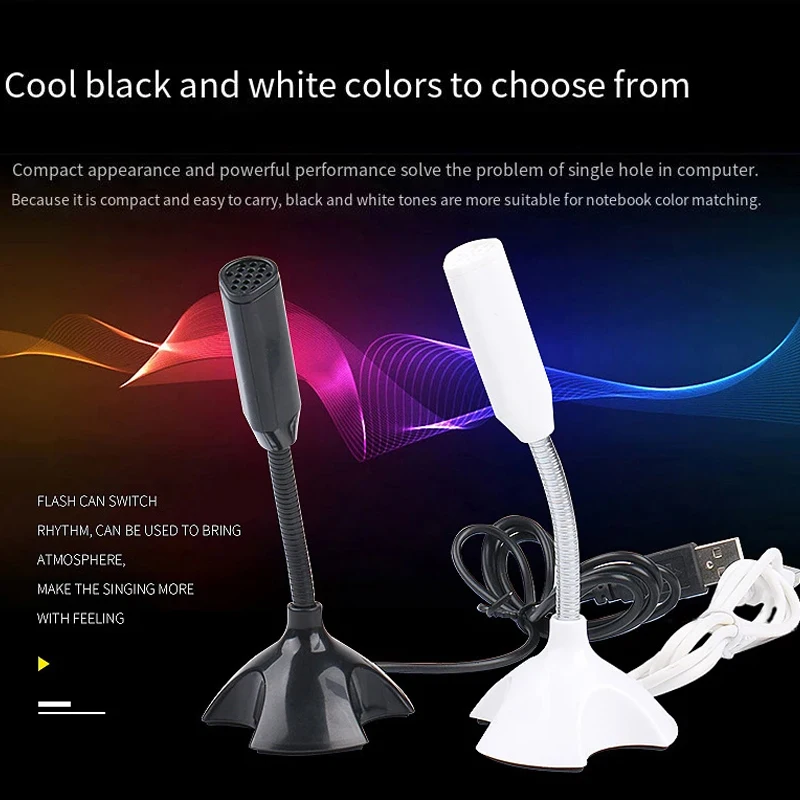 Professionelles, hochwertiges, verstellbares USB-Mikrofon für Laptop und Computer, Studio, Singen, Gaming, Streaming, Mikrofonständer
