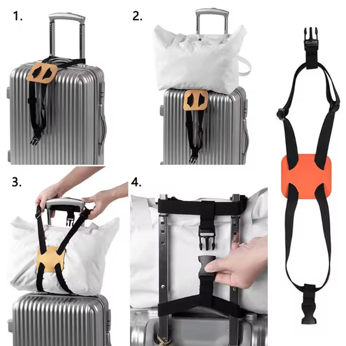 Anti-lost Binding Belt Cross Strap Travel Suitcase Accessories Packing Belt Luggage Buckle Strap Baggage Belts