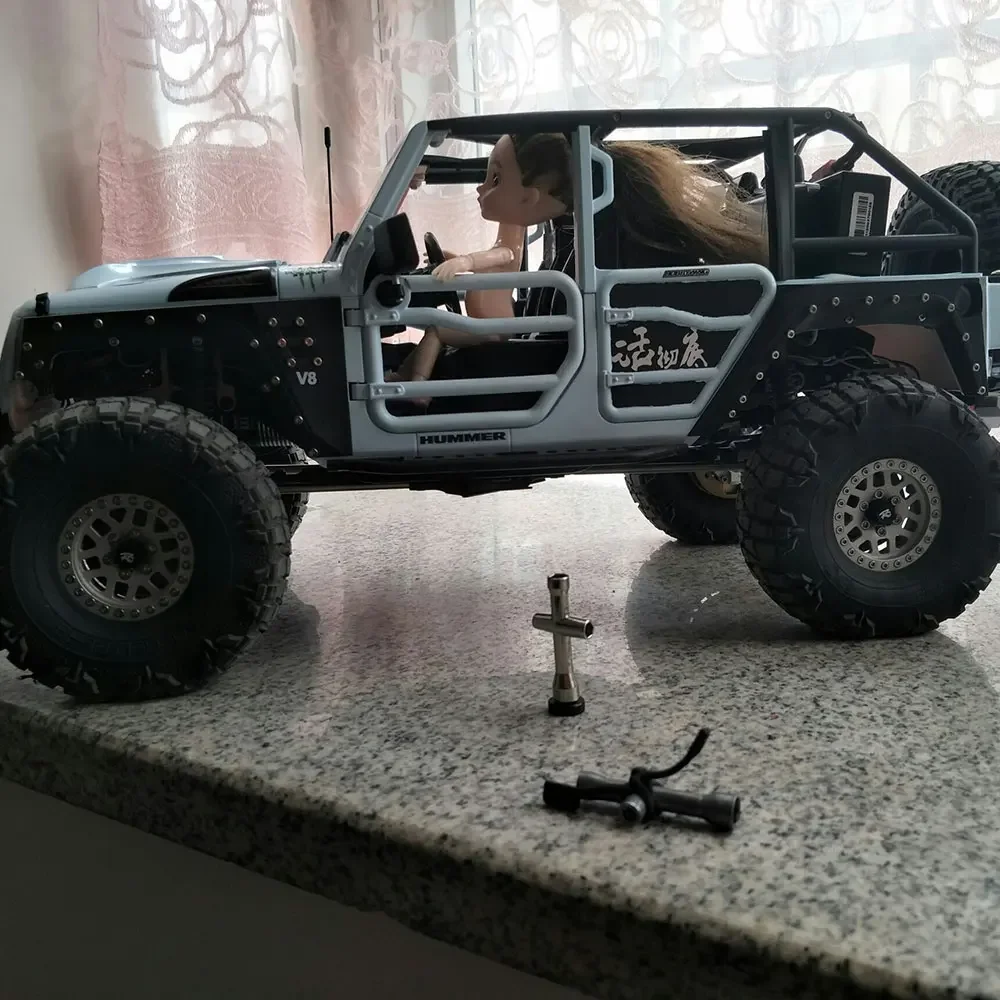 Kim Loại Bánh Trung Tâm Nắp Chống Bụi Tai M4 Hạt 4 Cho 1/10 RC Xe Bánh Xích Xe Trục SCX10 D90 TRX4 TF2 CC01 Capra Nâng Cấp