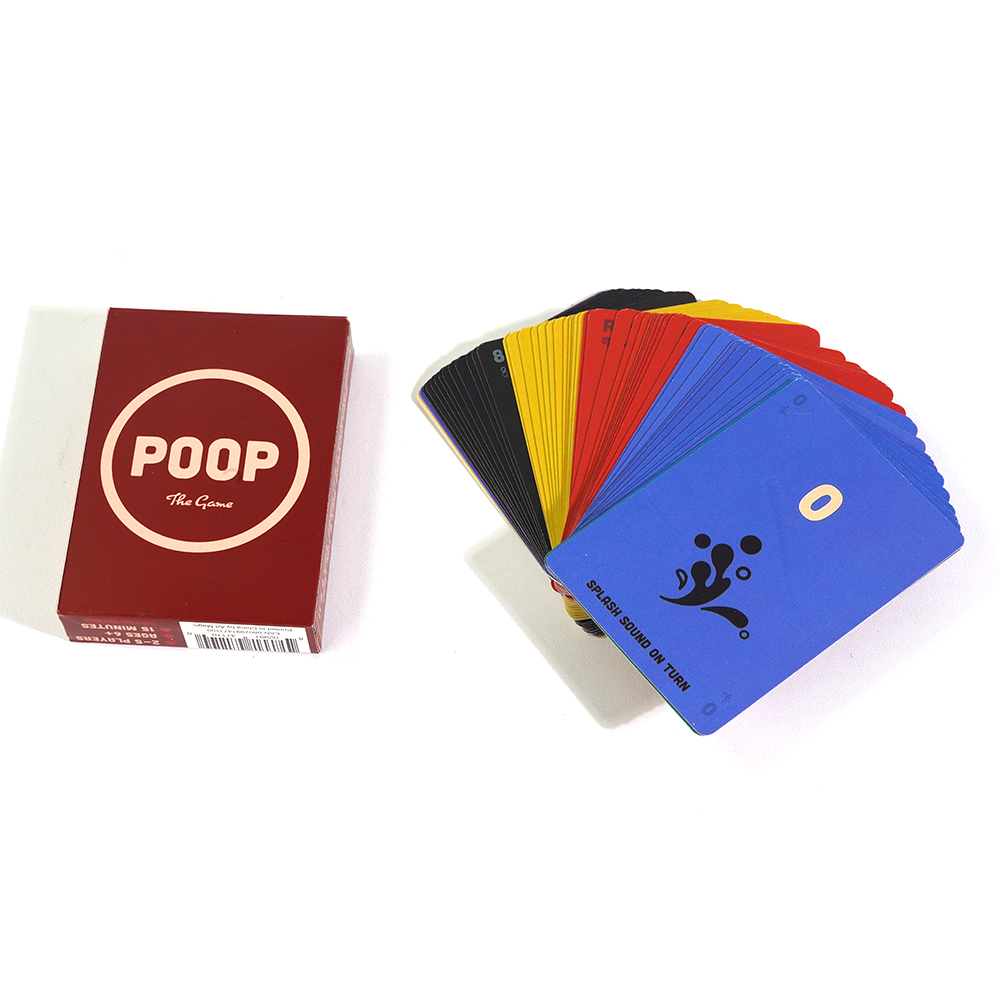 POOP การ์ดเกม First Edition ครอบครัวเกมกระดานเกมสําหรับผู้ใหญ่สําหรับเกม Night Funparty การ์ดเกม